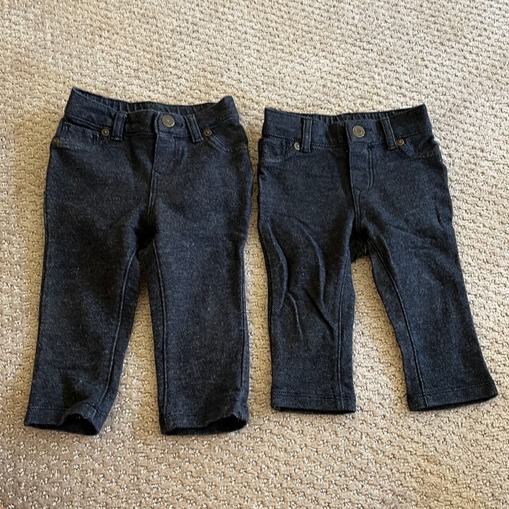 Baby gap jeggings, 6-12 months and 12-18 months